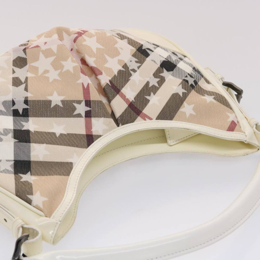 BURBERRY Nova Check Shoulder Bag PVC Leather Beige Auth yk7693B - Picture 6 of 16